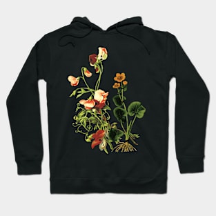 Colorful flowers and leaves Hoodie